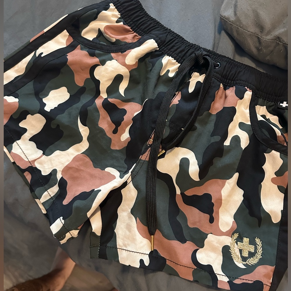 Andrew Christian Camo swim shorts
